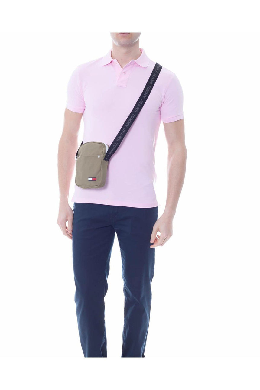 Tommy Hilfiger Tjm Cool City Mini Reporter Nyl Çapraz Askılı Erkek Çantası Martini Olive