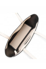 Calvin Klein Sculpted Shopper Kadın Omuz Çantası Tuscan Beige / White