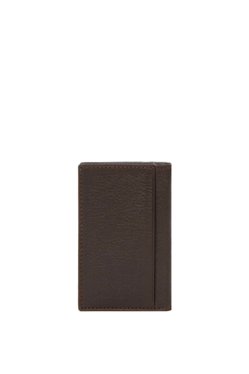 Cengiz 4 Blok Şeffaf Bölmeli Erkek Portföyü Kahve