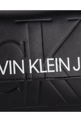 Calvin Klein Sculpted Monogram E/W Flap Çapraz Askılı Kadın Çantası Black