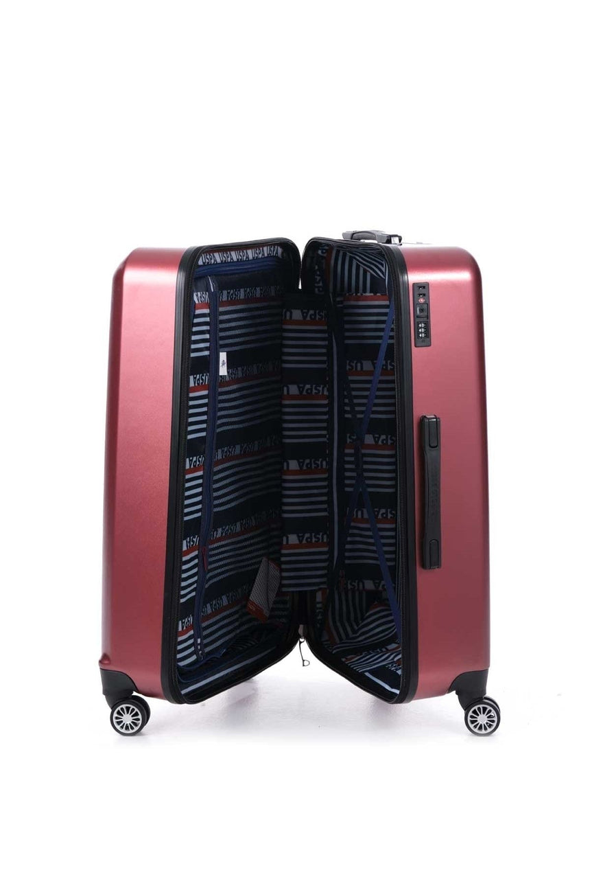 Us Polo Assn Pc Büyük Boy Valiz Kırmızı