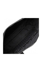 Calvin Klein Ck Monogram Baskılı Fermuarlı Kadın Omuz Çantası Black Mono