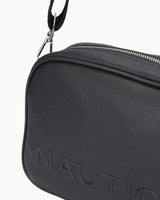 Nautica Mini Cüzdan Detaylı Çapraz Askılı Çanta Siyah