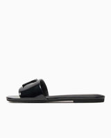 Calvin Klein Flat Logolu Sandalet Black