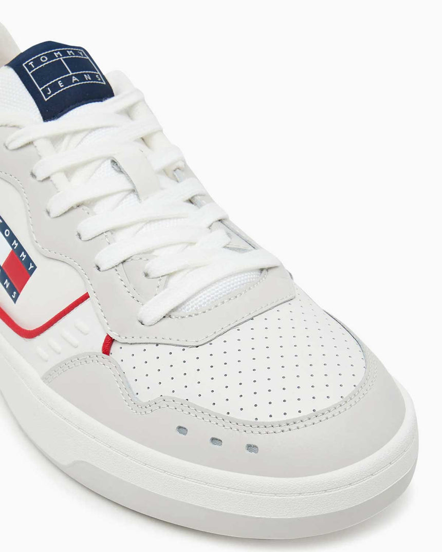Tommy Hilfiger Milton Deri Yükseltilmiş Erkek Sneaker RWB