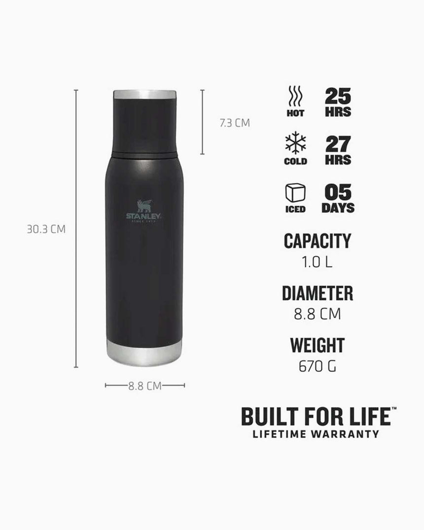 Stanley The Adventure To-Go Bottle 1.0L Termos Black
