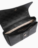 Guess Noreen Convertible Monogram Çapraz Askılı Çanta Coal Logo