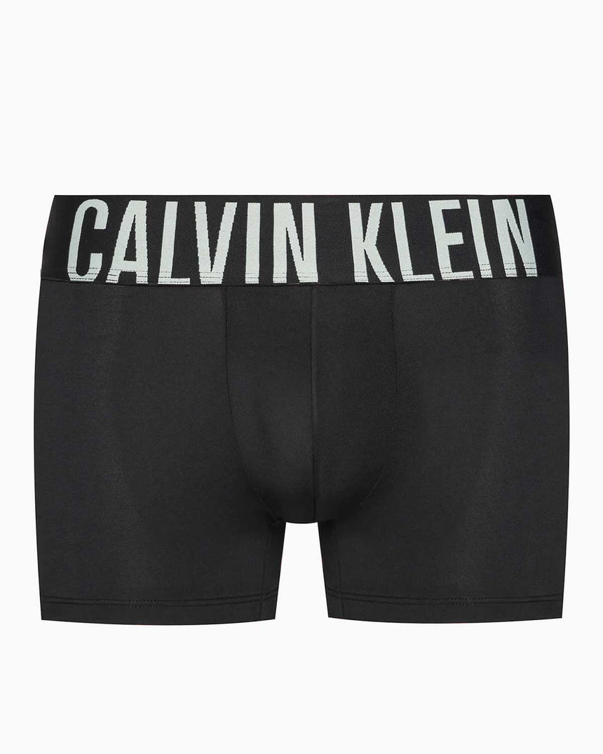 Calvin Klein Trunk Underwear Logolu Boxer Black / White
