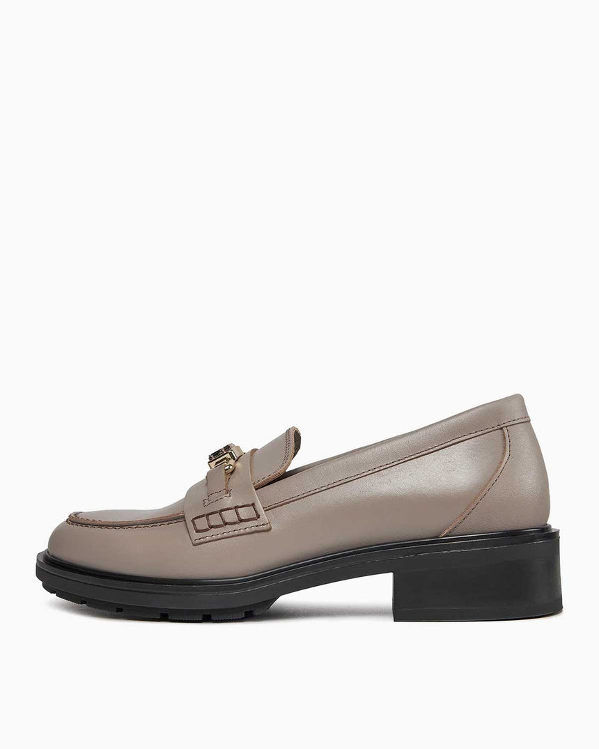 Tommy Hilfiger Hardware Kadın Loafer Smooth Taupe