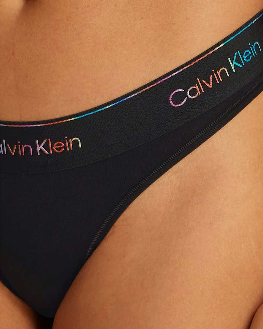 Calvin Klein Coordinate Thong Külot Black