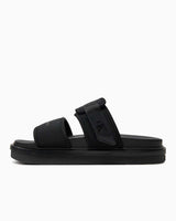 Calvin Klein Double Bar Logolu Sandalet Triple Black