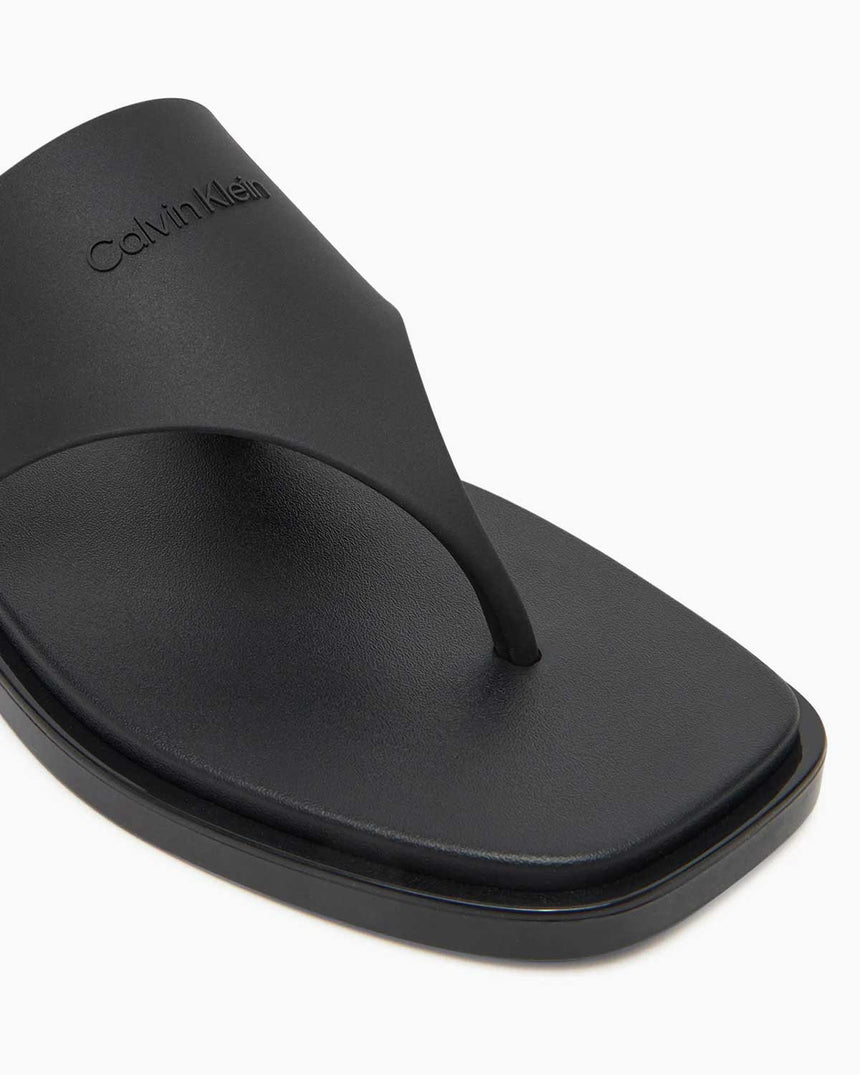 Calvin Klein Şık Kadın Parmak Arası Terlik CK Black