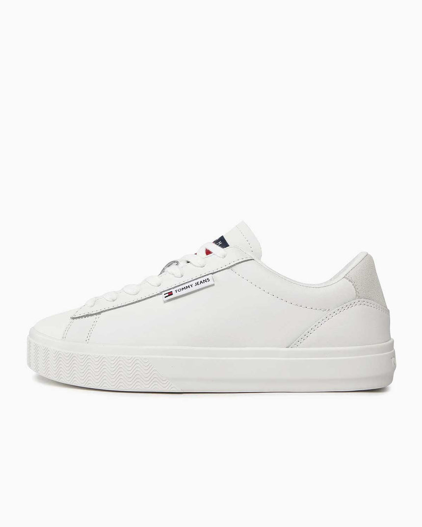 Tommy Hilfiger Cupsole Low Top Sneakers Ecru