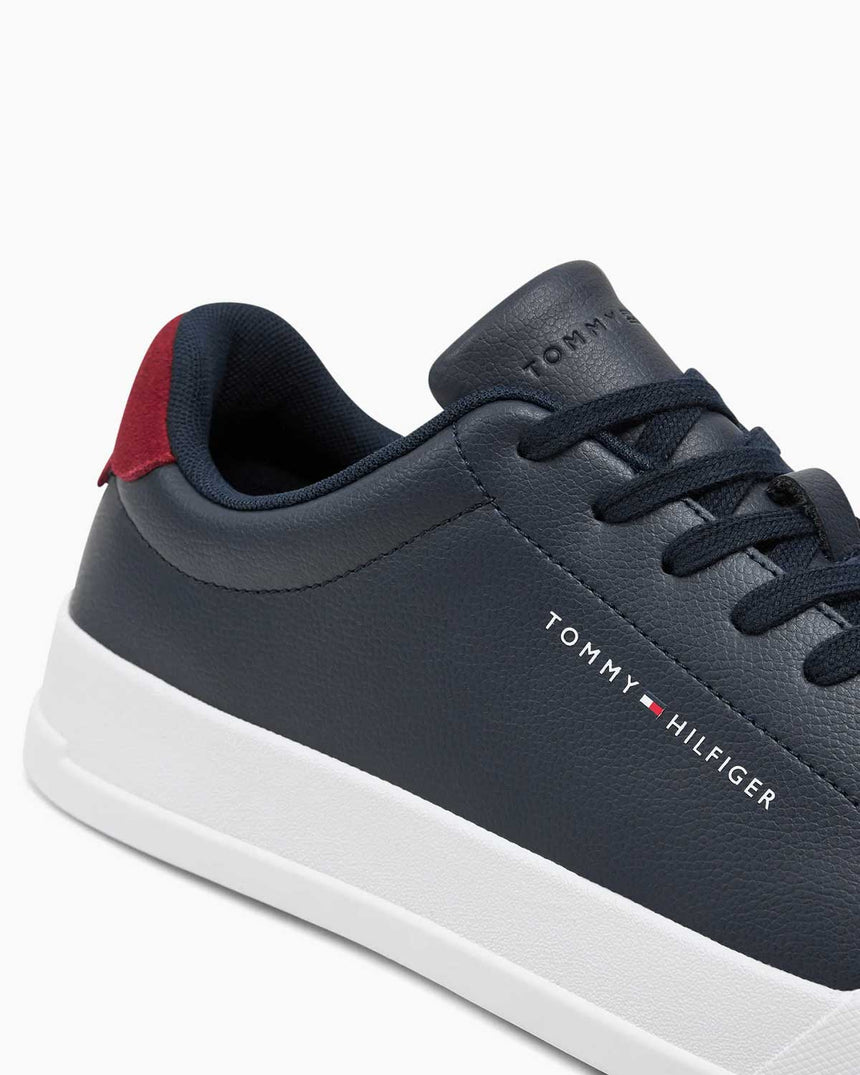 Tommy Hilfiger Court Leather Low Top Sneakers Desert Sky