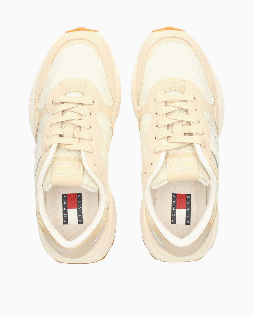 Tommy Hilfiger New Cola Kaymaz Taban Kadın Sneaker White Clay