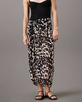 Calvin Klein Print Desenli Pareo Black
