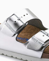 Birkenstock Arizona Nl Sfb Kadın Terlik Gümüş