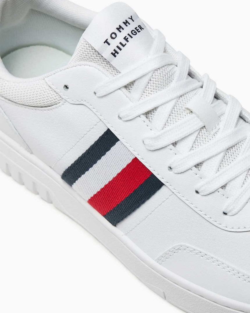 Tommy Hilfiger Basket Core Mid Top Sneakers White
