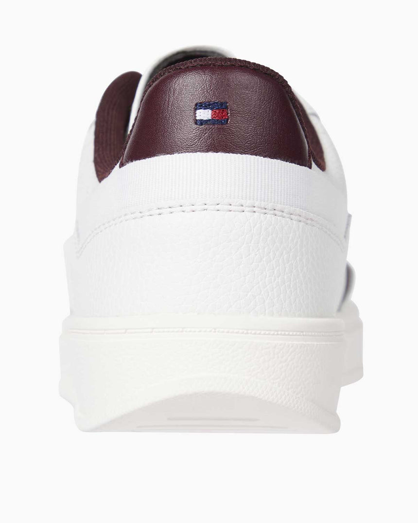 Tommy Hilfiger Heritage Logolu Sneaker White/Burgundy Velvet
