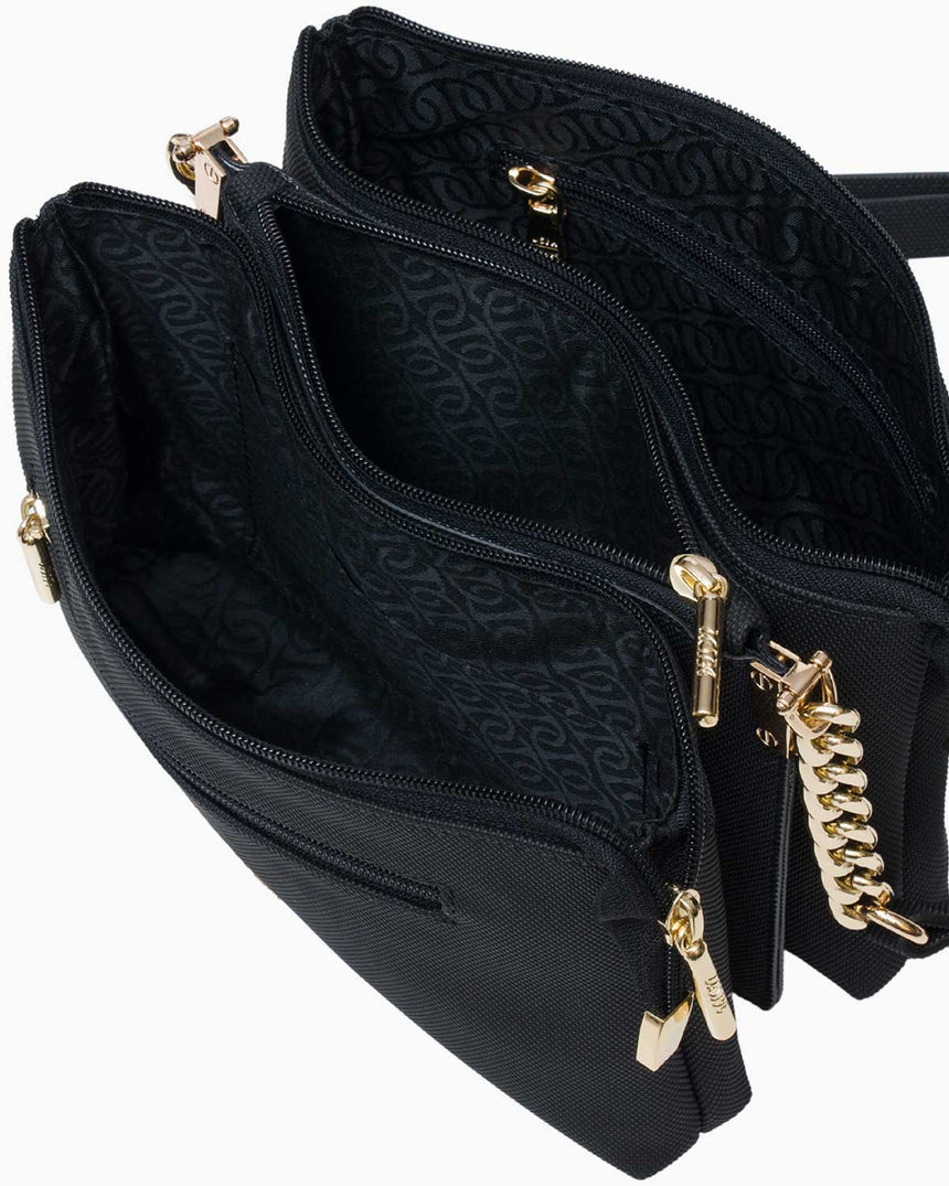 Us Polo Assn Zincir Detaylı Çapraz Askılı Çanta Siyah