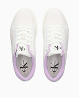 Calvin Klein Jeans Classic Cupsole Low Top Sneakers Bright White/Pastel Lilac