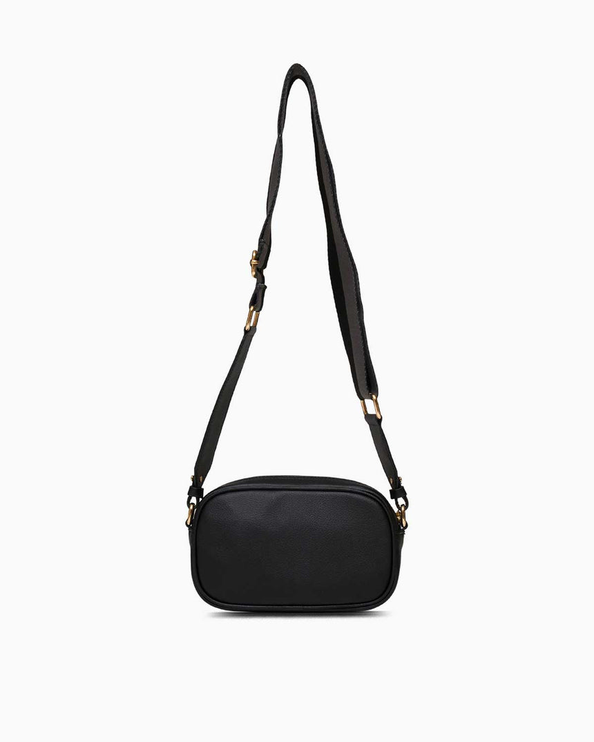 Us Polo Assn Logo Detaylı Çapraz Askılı Çanta Siyah