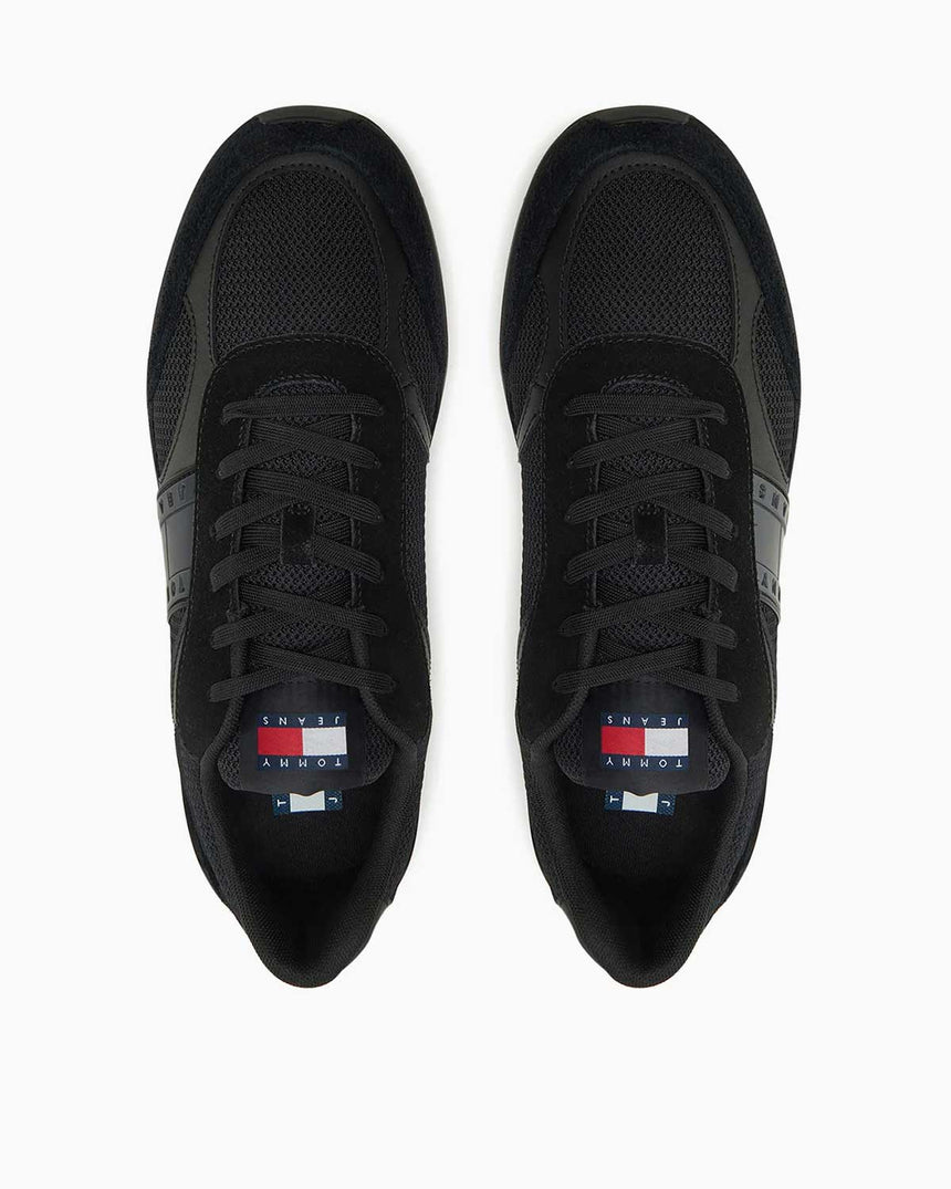 Tommy Hilfiger Tjm Techinal Runner Erkek Sneaker Black