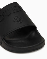 Guess Logolu Terlik Jet Black A996