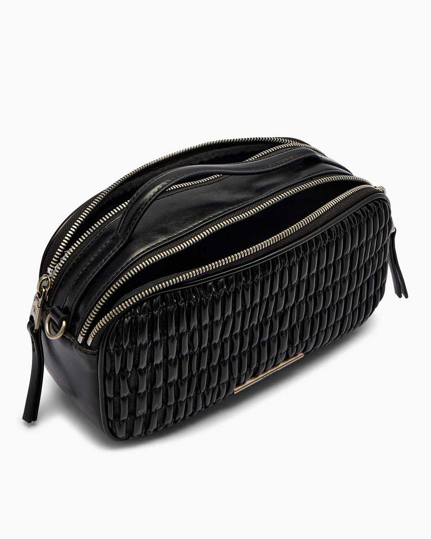 Calvin Klein Kırma Dantelli Camera Bag Kadın Çapraz Askılı Çanta Black