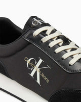 Calvin Klein Retro Runner Low Top Sneaker Black/Eggshell/White