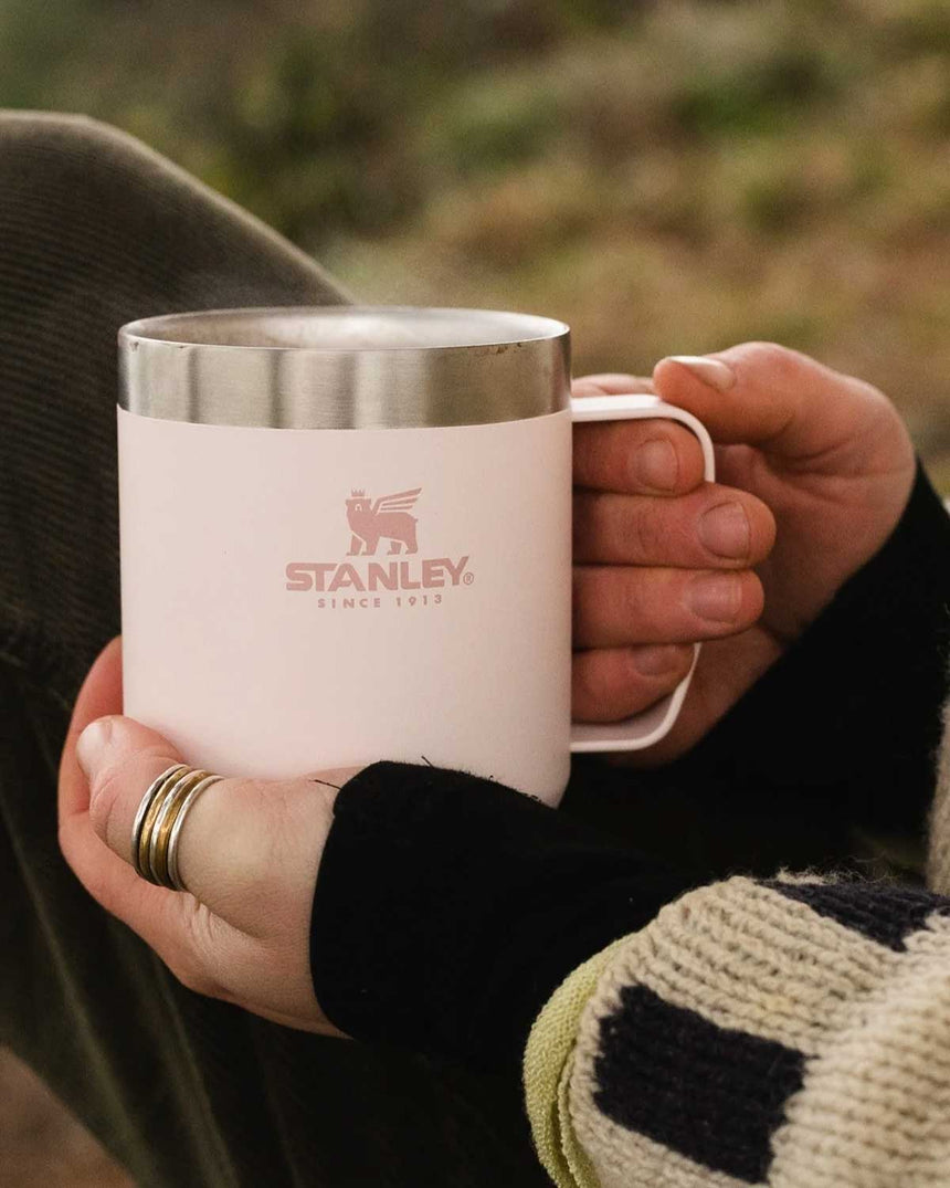 Stanley Efsane Klasik Seri-0.35 Litre Kamp Bardağı Termos Bardak Rose Quartz