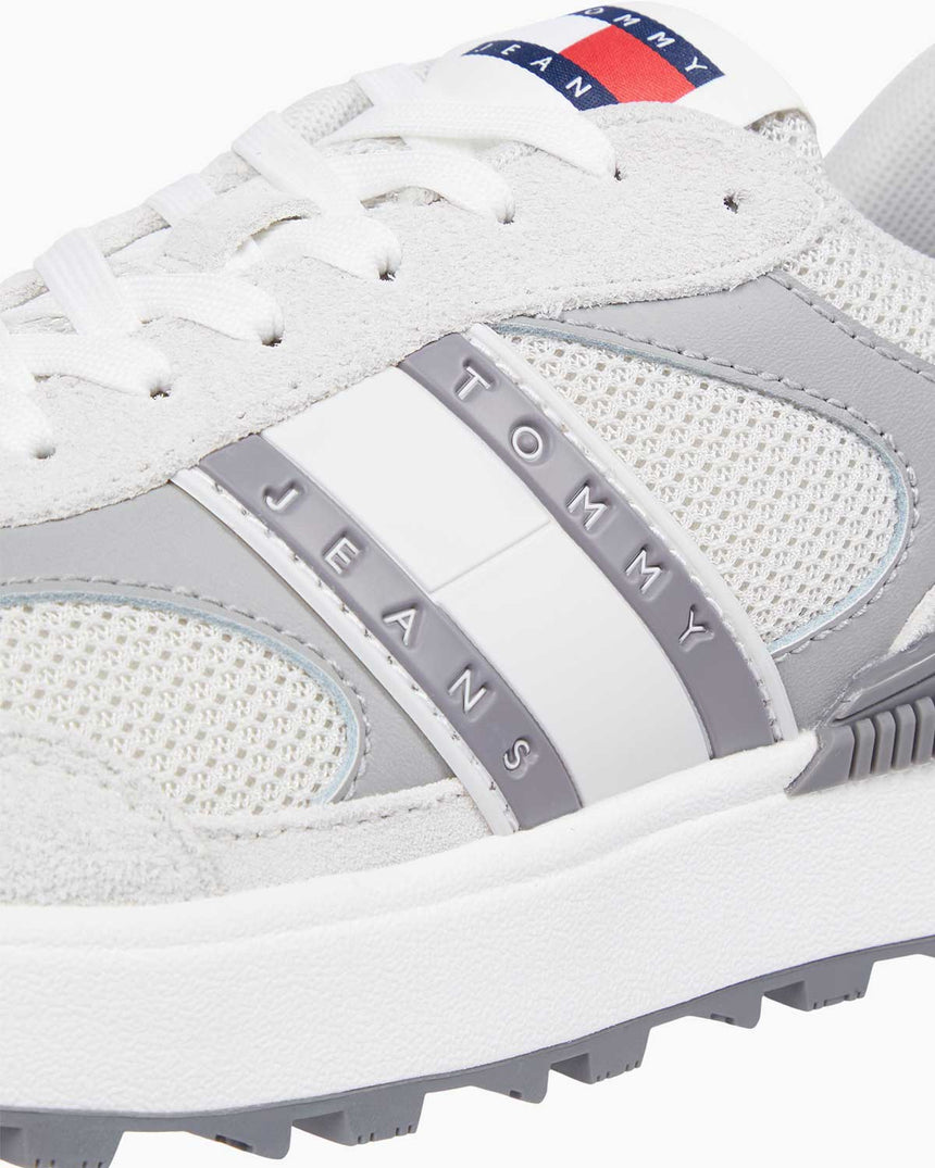 Tommy Hilfiger Tech Süet Runner Sneaker Stratus Grey