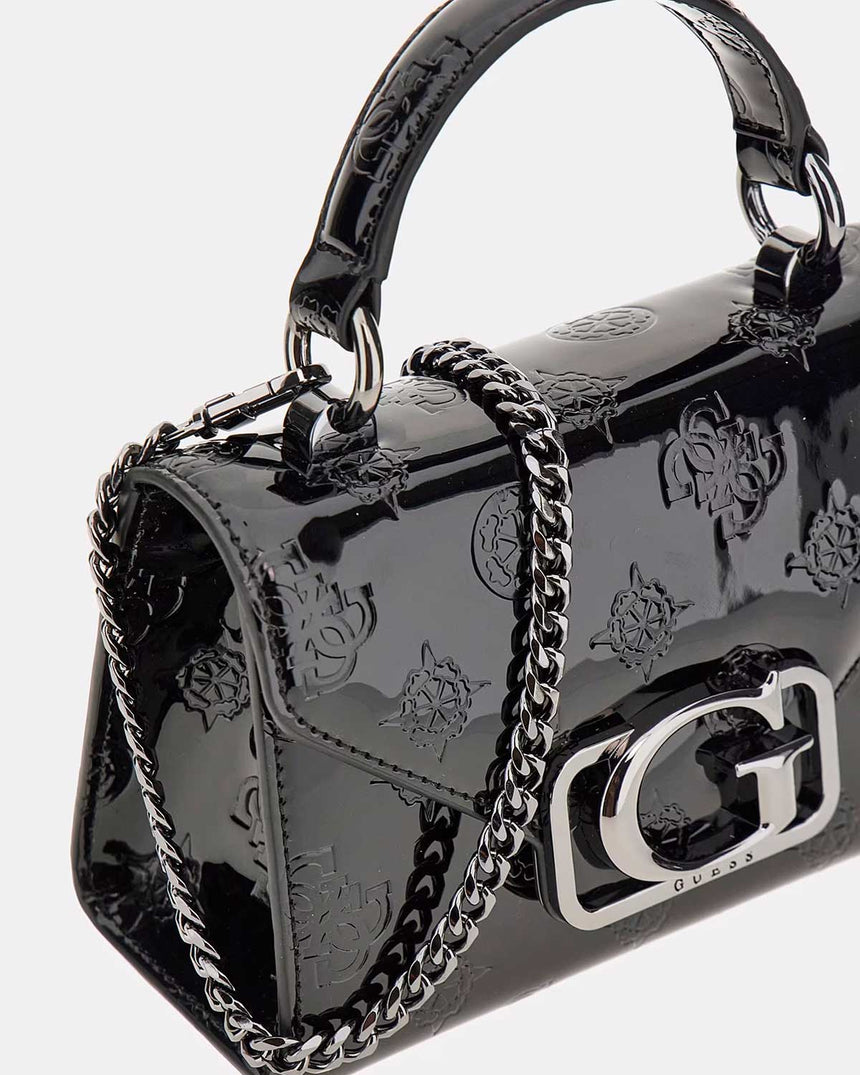 Guess Zalina Mini Speedy El Çantası Black Logo