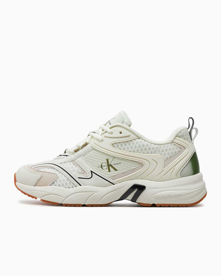 Calvin Klein Retro Tennis Low Top Sneakers Icicle/Eggshell/Black