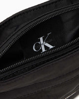 Calvin Klein Düz Naylon Erkek Çapraz Askılı Çanta Black