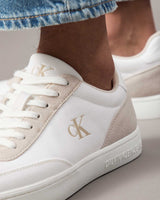 Calvin Klein Classic Cupsole Canvas Ayakkabı Bright White/Eggshell