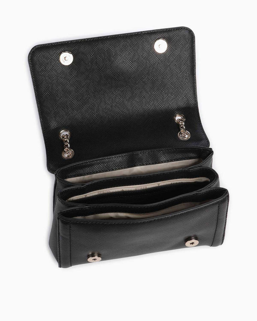 Guess Bramina Kapaklı Kadın Omuz Çantası Black