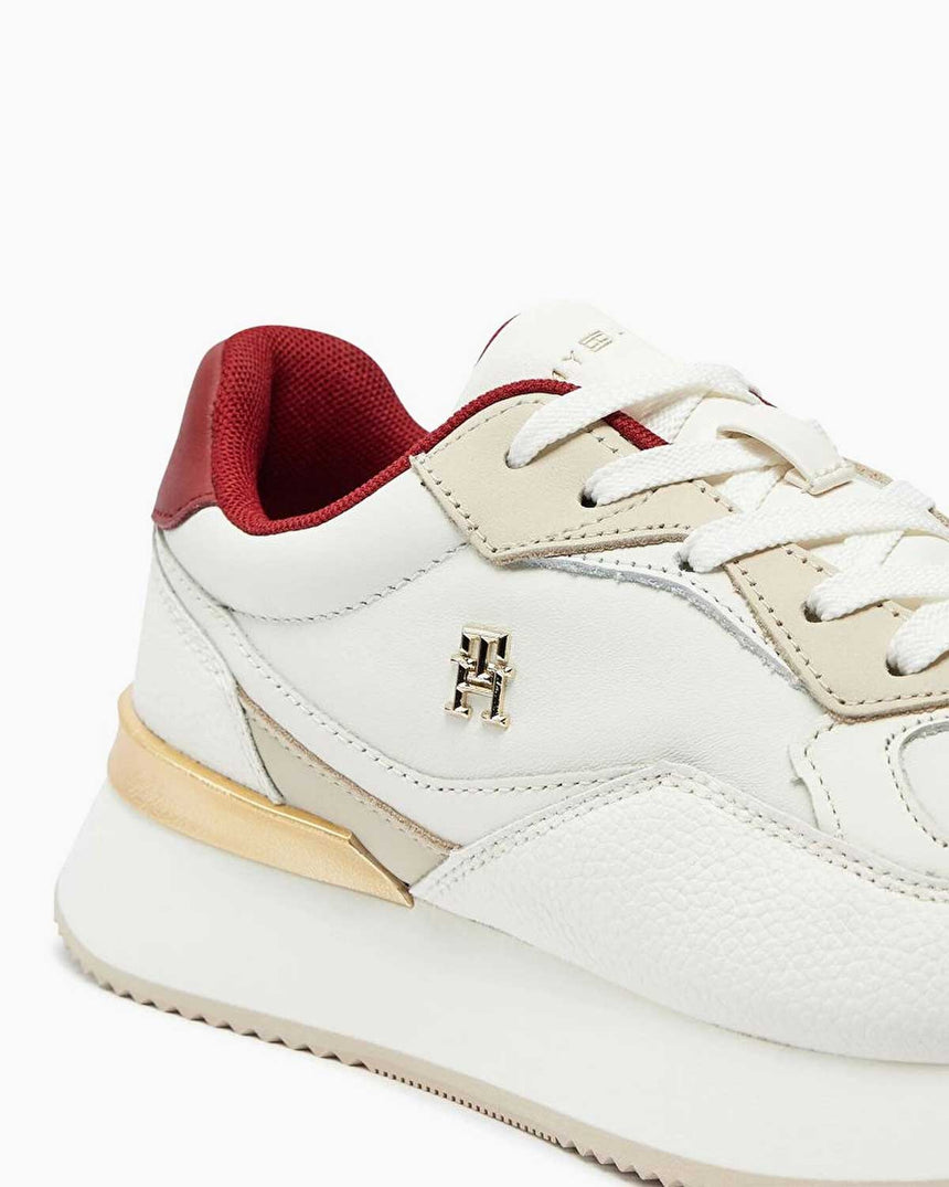Tommy Hilfiger Chic Chunky Runner Sneakers Ancient White/Magma Red