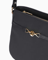 Us Polo Assn Gold Logo Detaylı Ayarlanabilir Çapraz Askılı Çanta Siyah