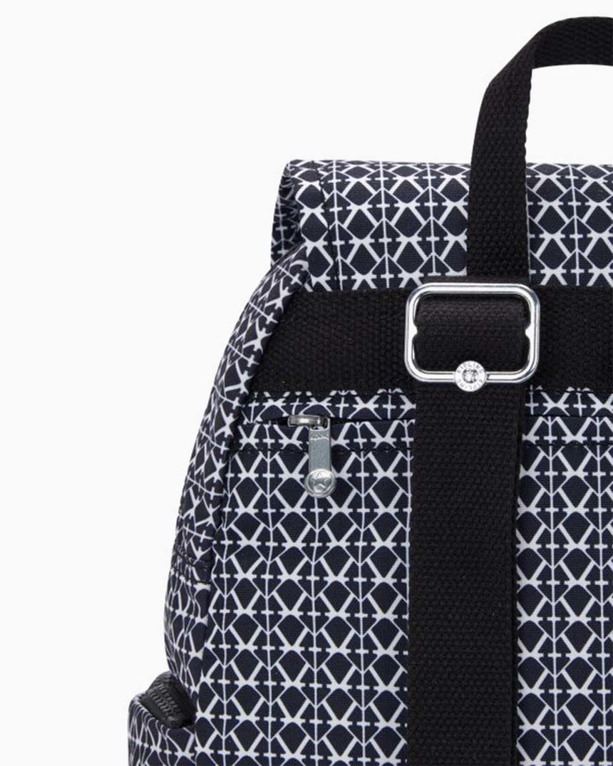 Kipling City Pack Zip Basic Sırt Çantası Signature Print
