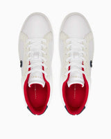 Tommy Hilfiger Platform Court Logolu Sneaker White