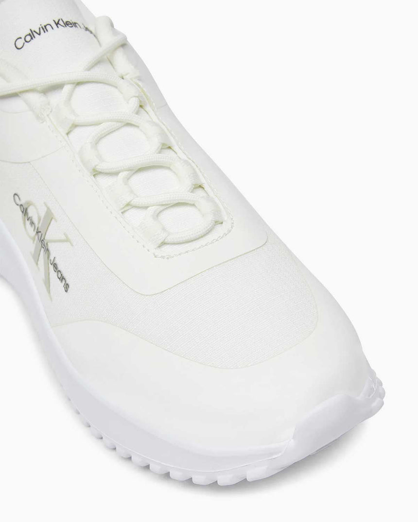 Calvin Klein Eva Runner Low Lace Mix Sneakers Triple Bright White