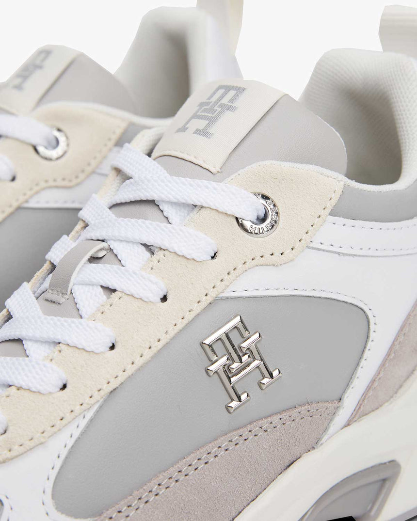 Tommy Hilfiger Chunky Feminine Runner Sneaker Sterling Grey