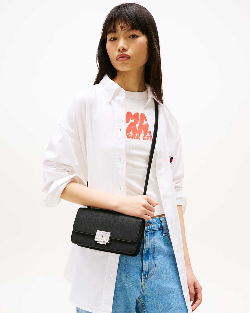 Tommy Hilfiger Fashionista Çapraz Askılı Çanta Black