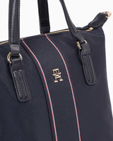 Tommy Hilfiger Poppy Small Tote Corp El Çantası Space Blue Corp