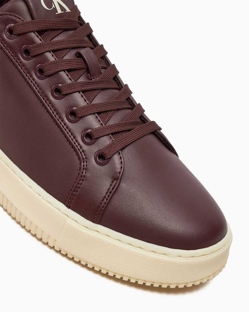 Calvin Klein Jeans Chunky Cupsole Clean Low Top Sneaker Bitter Chocolate/Creamy White