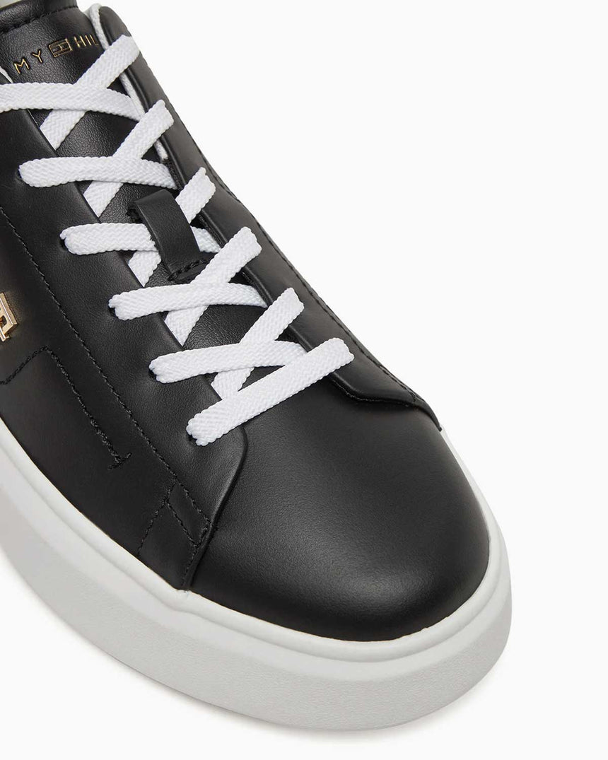 Tommy Hilfiger Estefania Yüksek Topuklu Kadın Şık Kort Sneaker Black