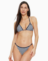 Guess Removable Padded Logolu Bikini Üstü Gj Double Layer Blue