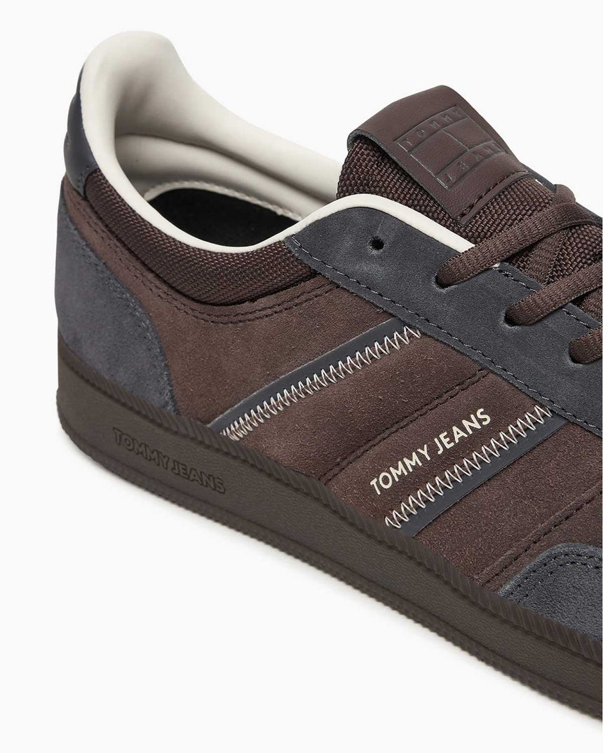 Tommy Hilfiger The Greenwich Edge Suede Erkek Sneaker Washed Black