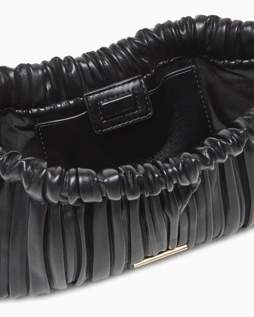 Calvin Klein Büzgülü Kadın Çapraz Askılı Çanta Black